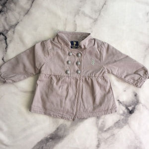 U.S. POLO ASSN. Baby Gray Jacket | Size 18M